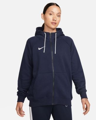 Sweat zippé à capuche Nike Team Club 20 bleu marine pour Femme CW6955-451