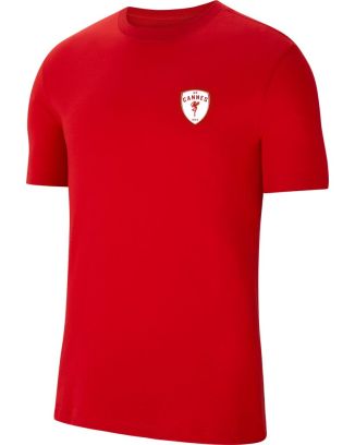 T-shirt Nike AS Cannes Rouge pour homme