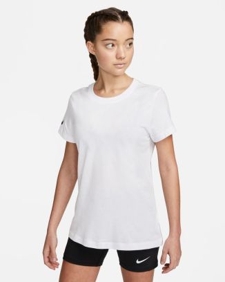 T-shirt Nike Team Club 20 Blanc pour Femme CZ0903-100