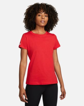 T-shirt Nike Team Club 20 Rouge pour Femme CZ0903-657