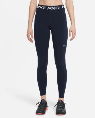 Mallas largas Nike Nike Pro Azul Marino para mujer