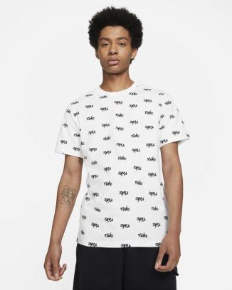 T-shirt Nike Sportswear Printed Club LBR Blanc pour Homme DA0514-100