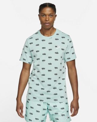 T-shirt Nike Sportswear Printed Club LBR Vert d'eau pour Homme DA0514-382