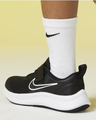 Chaussures de running Nike Star Runner 3 Noir & Blanc pour enfant