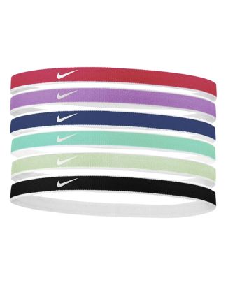 nike swoosh sport headband 6 pk rouge unisexe da7156 635