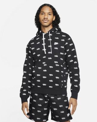 Sweat à capuche Nike Sportswear Club Noir pour Homme DC8090-011