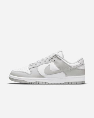 chaussures nike dunk low retro blanc gris homme dd1391 103