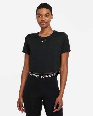 tshirt nike dri fit one fit cropped noir femme dd4954 010