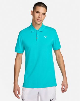 Tennis polo shirt Nike Rafa Turquoise for men