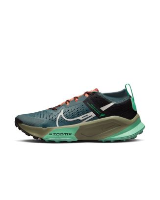Sapatos de trilho Nike Zegama Verde e Laranja para homens