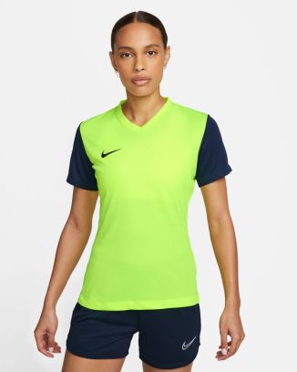 Maillot Nike Tiempo Premier II Jaune Fluo pour femme