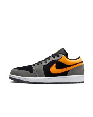 Chaussures Air Jordan 1 Low Se Gris & Orange pour Homme