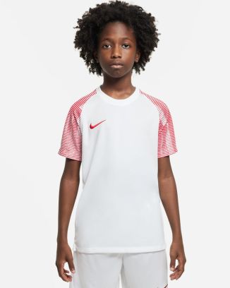 Camiseta Nike Academy Blanco y Rojo para niño