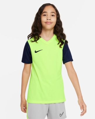 Maillot Nike Tiempo Premier II Jaune Fluo pour enfant