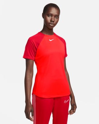Camiseta Nike Academy Pro Rojo Carmesí para mujer
