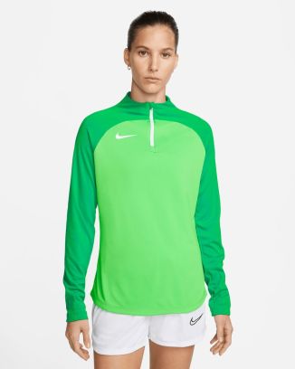 haut 1 4 zip nike academy pro vert pour femme dh9246 329