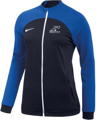 Veste de survêtement Nike Badminton Chaponnay Val d'Ozon Bleu Marine pour femme