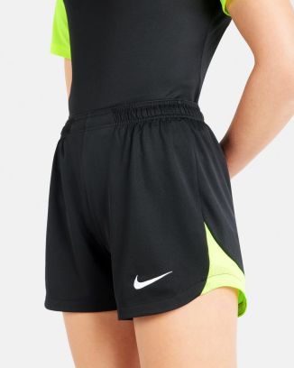 Calções Nike Academy Pro Fluo Preto e Amarelo para mulher