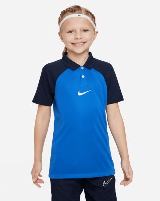 Polo Nike Academy Pro Bleu Royal pour enfant