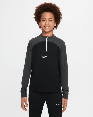 Training top 1/4 Zip Nike Academy Pro Black & Charcoal for kids