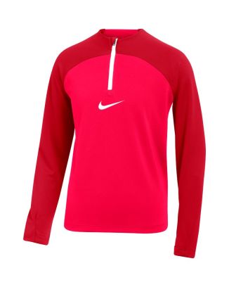 Training top 1/4 Zip Nike Academy Pro Crimson Red for kids