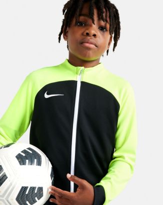 Veste de survêtement Nike Academy Pro Noir & Jaune Fluo pour enfant