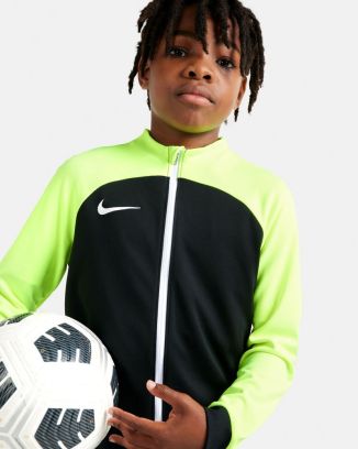 Sweat jacket Nike Academy Pro Black & Yellow Fluo for kids