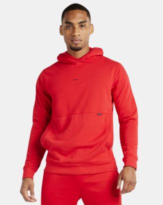 sweat a capuche nike dri fit strike 22 rouge homme dh9380 657