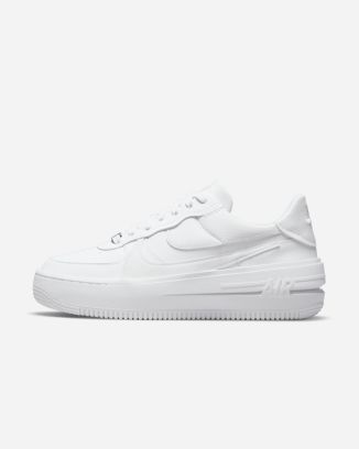 Chaussures Nike Air Force 1 PLT.AF.ORM Blanc & Or pour femme
