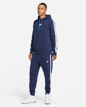 ensemble survetement nike sportswear bleu homme dm6838 410