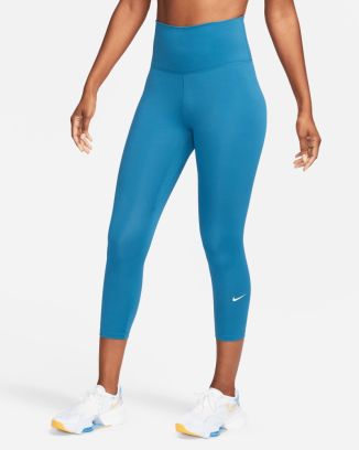 legging nike one high rise cropped bleu pour femme dm7276 457