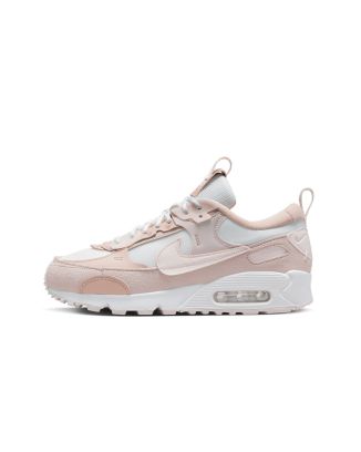 chaussures nike air max 90 futura blanc rose femme dm9922 104