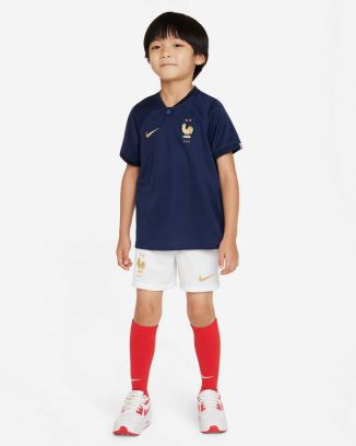 ensemble football nike fff 2022 23 domicile enfant dn0885 410