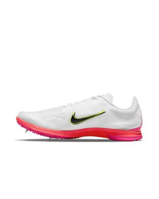 Sapatos de Espigão Nike Spike-Flat Branco para homem