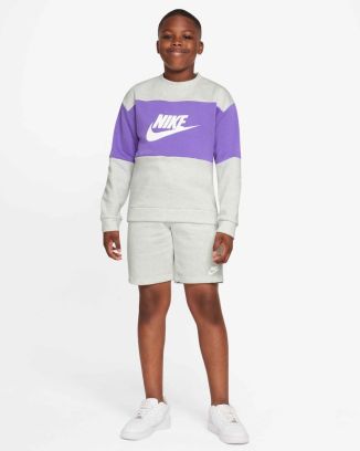 Conjunto de sudadera y pantalón corto Nike Sportswear para niño