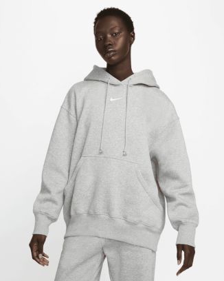 Sweat a Capuche Court Oversize a Motif Nike Sportswear Club Fleece pour  Femme - DQ5850-100 - Blanc