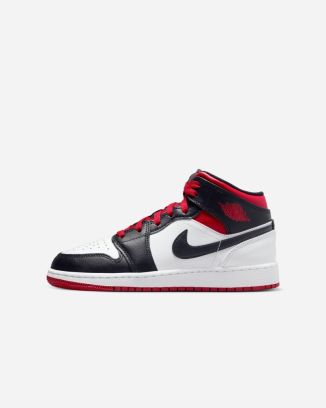 Schuhe Nike Jordan Weiß/Schwarz/Rot für kind