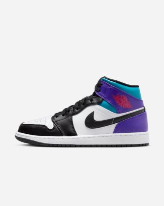 Chaussures Nike Air Jordan 1 Mid Multicolore pour homme