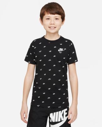 t shirt nike sportswear noir pour enfant dr8813 010