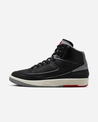 Chaussures Air Jordan 2 Retro Noir & Gris pour Homme DR8884-001