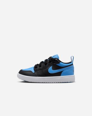 chaussures jordan 1 low alt noir et bleu enfant dr9748 041