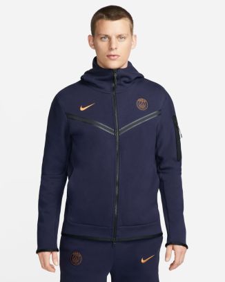 Hooded sweatshirt met rits Nike Paris Saint-Germain voor mannen