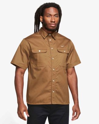 chemise manche courte nike sb button up woven homme dv9075 270