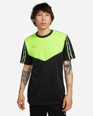 tee shirt nike sportswear repeat noir volt pour homme dx2301 013