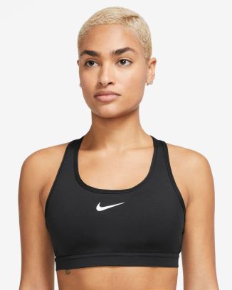 brassiere nike swoosh medium support noir femme dx6821 010