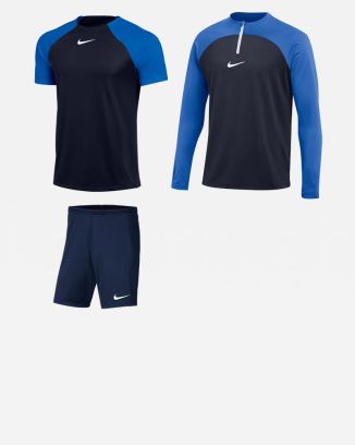 Ensemble Nike enfant Pack 3 pièces Maillot Academy Pro Haut 1/4 zip Academy Pro Short Park III DH9279 BV6865 DH9280