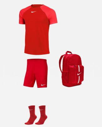 Ensemble Nike enfant Pack 3 pièces Maillot Academy Pro Short Park III Chaussettes Squad Sac à dos Academy Team DH9279 BV6865 SK0030 DA2571