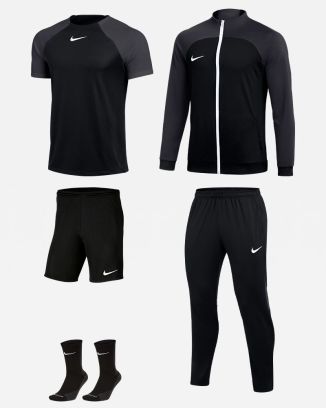 Ensemble Nike enfant Pack 5 pièces Maillot Academy Pro Short Park III Chaussettes basses Squad Veste Academy Pro Pantalon de survêtement Academy Pro DH9279 BV6865 SK0030 DH9283 DH9240