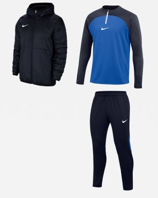 Ensemble Nike enfant Pack 3 pièces Haut 1/4 zip Academy Pro Pantalon Academy Pro Veste doublée Team Fall DH9280 DH9325 CW6159