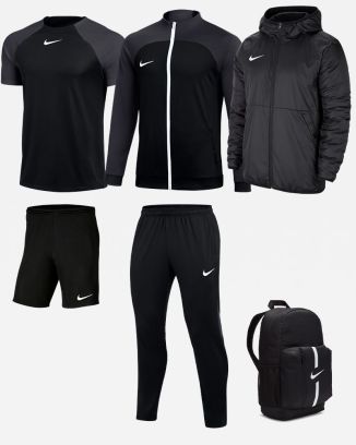 Ensemble Nike enfant Pack 6 pièces Maillot Academy Pro Short Park III Veste Academy Pro Pantalon de survêtement Academy Pro Veste doublée Team Sac à dos Academy Team Fall DH9279 BV6865 DH9283 DH9325 CW6159 DA2571